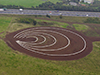 Current Work - Earth Sculpture for Woodland Trust designed by Richard Harris at Theydon Bois